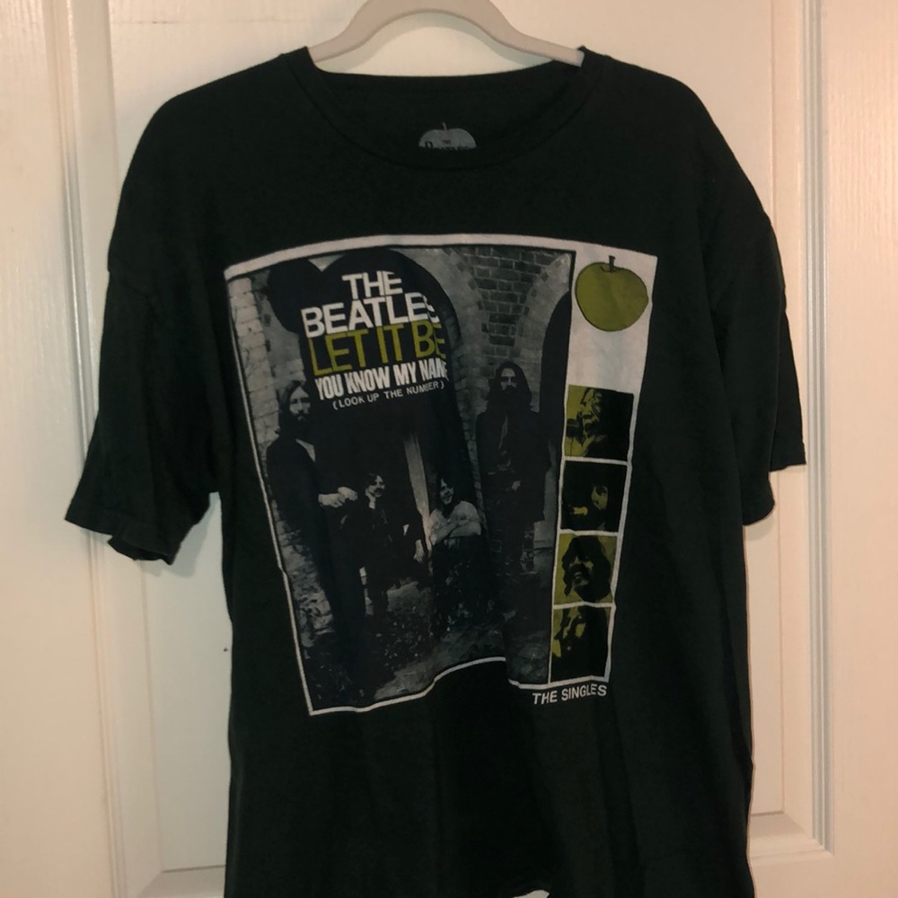 beatles band tee